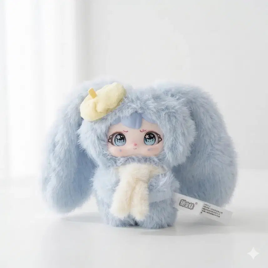 [BUNJANG] Baby Flower Rabbit Plush Doll / 베이비 플라워 토끼 인형