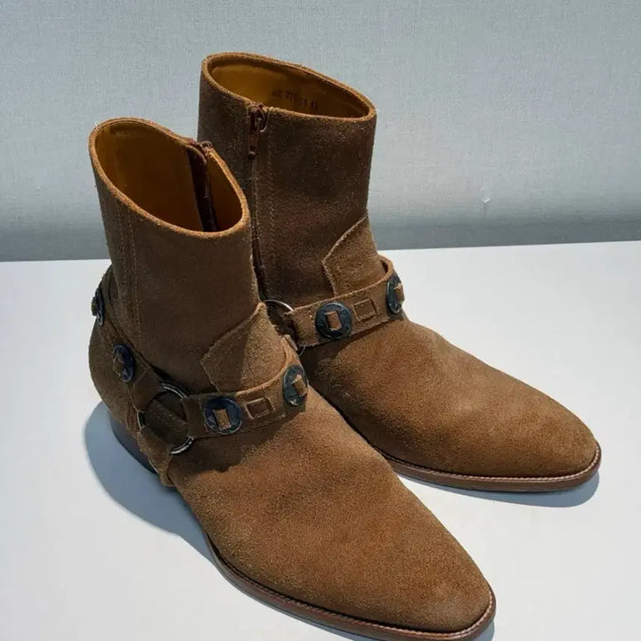 [BUNJANG] Saint Laurent Wyatt Harness Western Boots Size 42 / 생로랑 Saint Laurent 와이어트 하네스 웨스턴 부츠 42