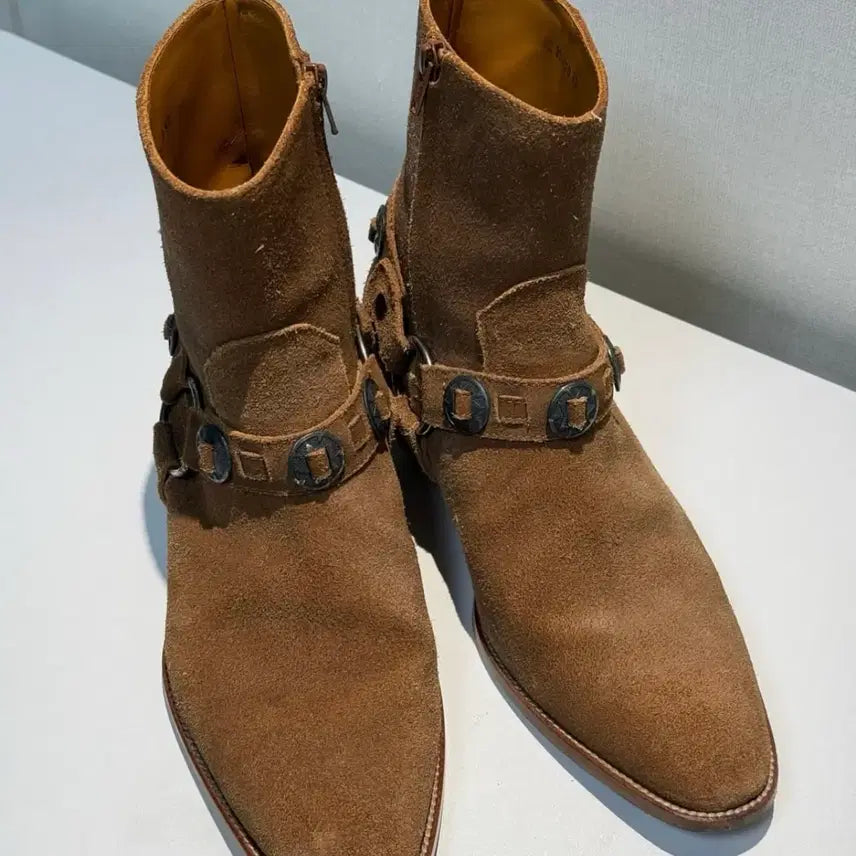 [BUNJANG] Saint Laurent Wyatt Harness Western Boots Size 42 / 생로랑 Saint Laurent 와이어트 하네스 웨스턴 부츠 42