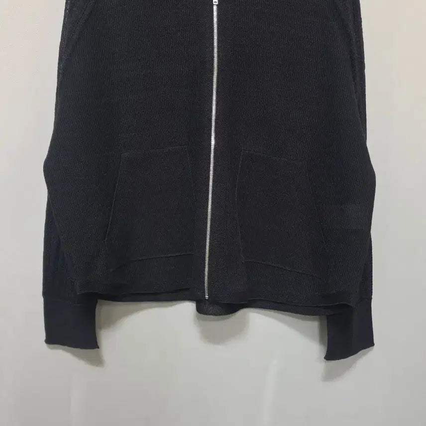 [BUNJANG] MOE Lightweight Knit Hooded Zip-Up / 모에 moe 니트  후드 집업(얇음)