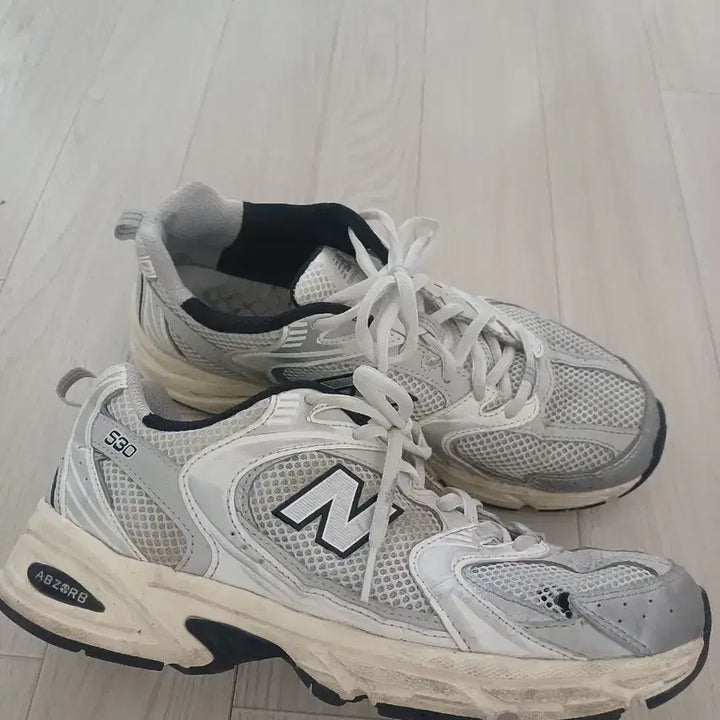 [BUNJANG] New Balance 530 White Grey Shoes (265) / 뉴발란스 530 화이트그레이 265