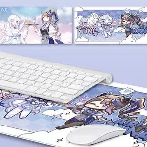 [BUNJANG] StellaLive Mystic Collaboration Cafe Desk Mat SD Ver. / 스텔라이브 미스틱 콜라보카페 장패드 SD.ver 팝니다.