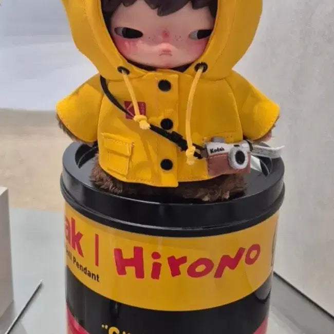 [BUNJANG] Pop Mart Hirono x Kodak Seongsu Popup Limited Keyring (Unsealed) / 팝마트 히로노 x코닥 성수팝업 한정키링 미개봉 새상품