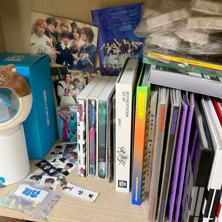 [BUNJANG] BOYNEXTDOOR Riwoo Darling Album Frame Nameboard Uchiwa Bundle Set / 급처) 보이넥스트도어 보넥도 리우 쁘넥도 달링 앨범 액자 네임보드 우치와
