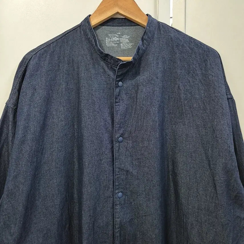 [BUNJANG] MUJI Denim Oversized Shirt / 무인양품 데님 오버 셔츠 남성 L~XL