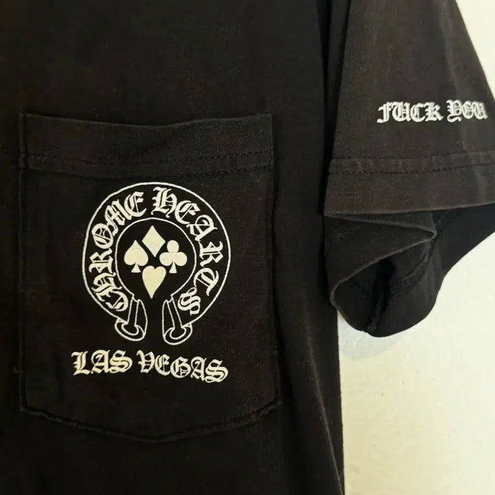 [BUNJANG] Chrome Hearts Las Vegas Logo T-Shirt / 정품)크롬하츠 라스베가스 로고 반팔티