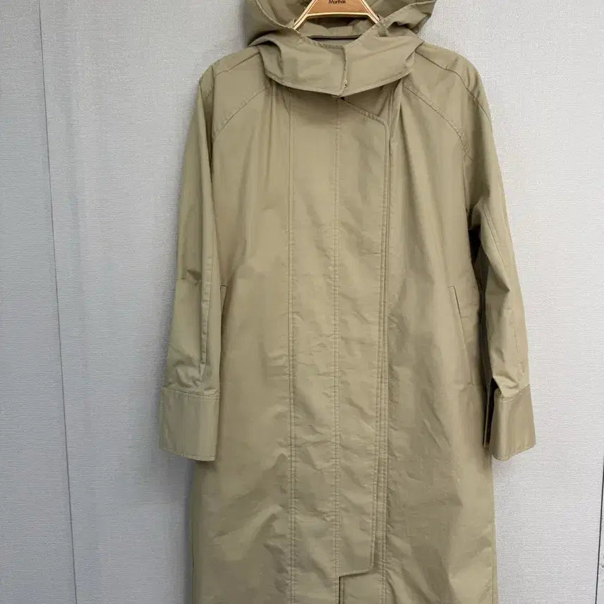 [BUNJANG] YUMER Hooded Trench Coat / 유메르 후드 트렌치코트
