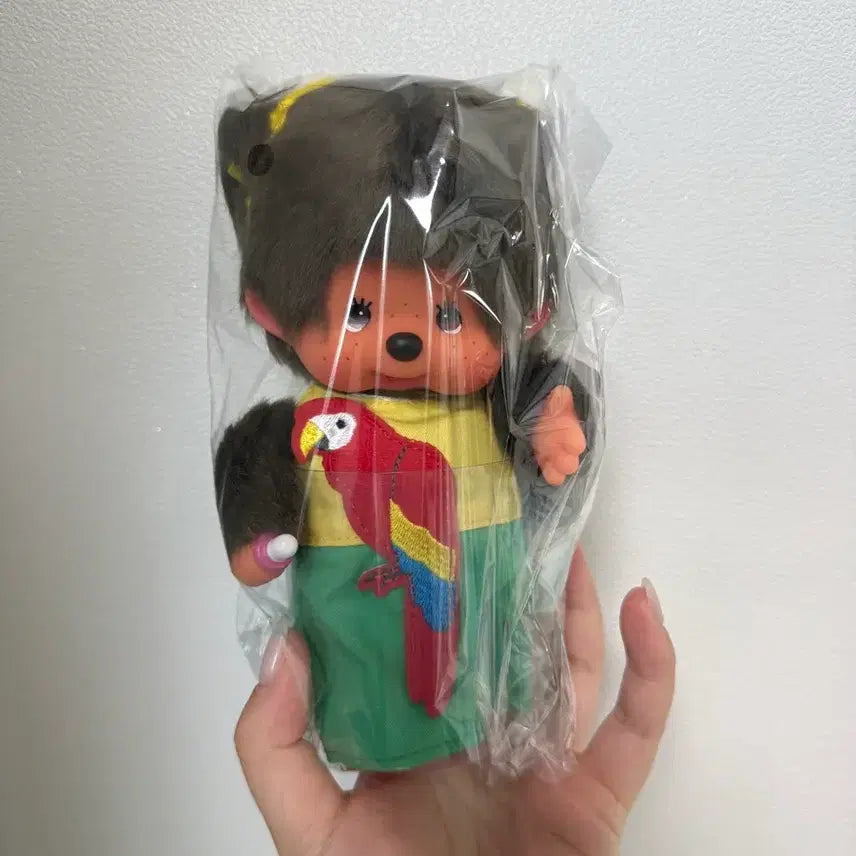 [BUNJANG] Monchhichi Parrot Girl Doll / 몬치치 앵무새소녀