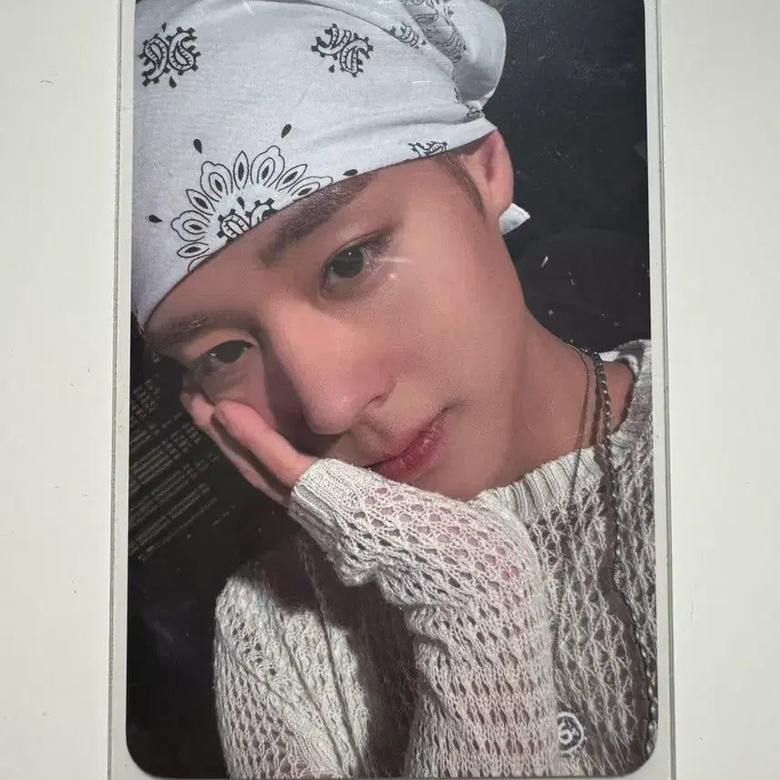 [BUNJANG] Park Jihoon Bandana Photocard POB / 박지훈 반다나 포카 플브