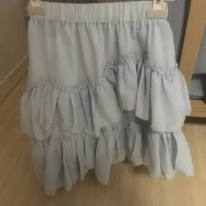 [BUNJANG] No Contents Frill Chiffon Skirt / 노컨텐츠 프릴 쉬폰 스커트