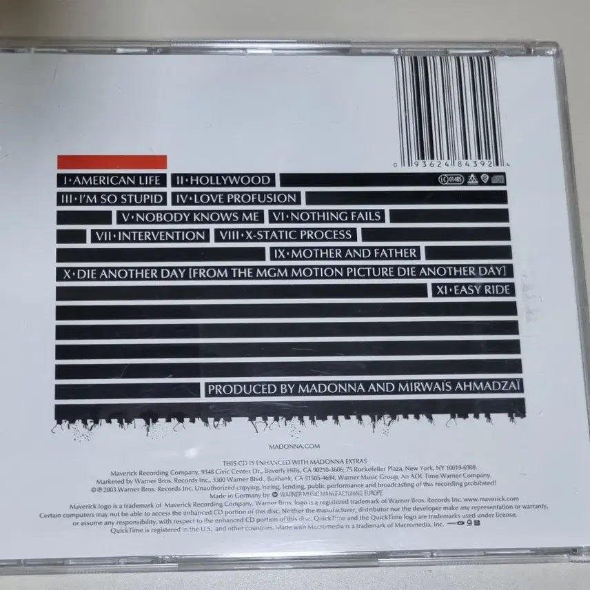 [BUNJANG] Madonna American Life (Unsealed CD) / 마돈나 9집 American Life (개봉 CD)