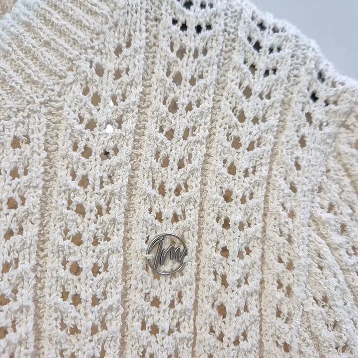 [BUNJANG] IT MICHAA Punch Short Sleeve Knit Sweater / 잇미샤 펀칭 반팔 니트 스웨터