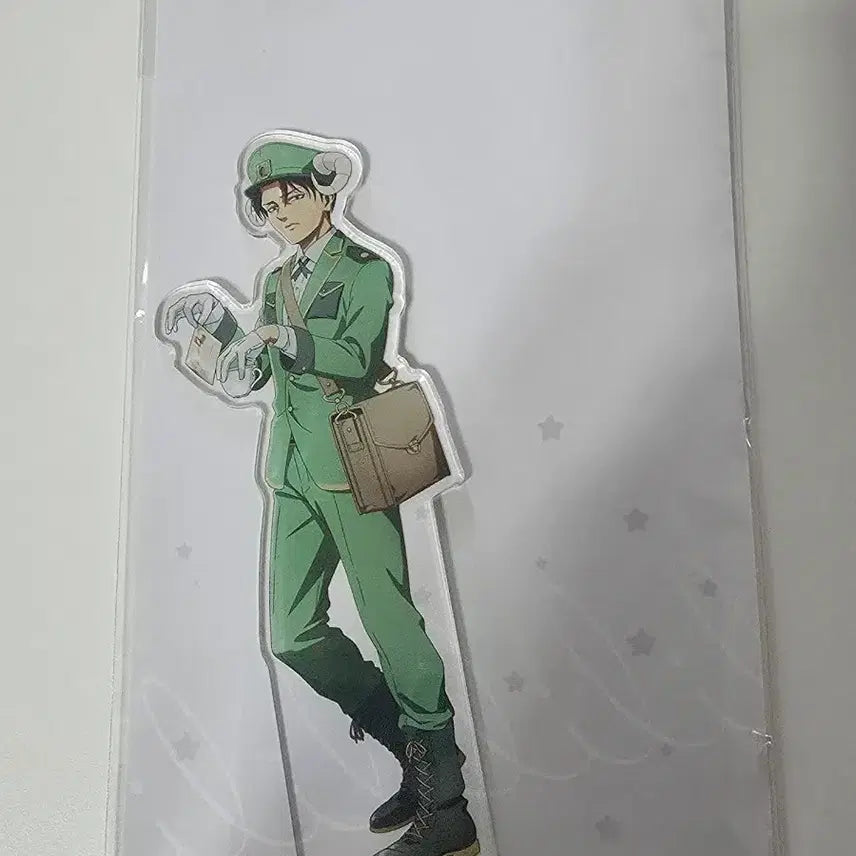 [BUNJANG] Attack on Titan Postman Levi Acrylic Stand / 진격의거인 우체부 리바이 아크릴 스탠드