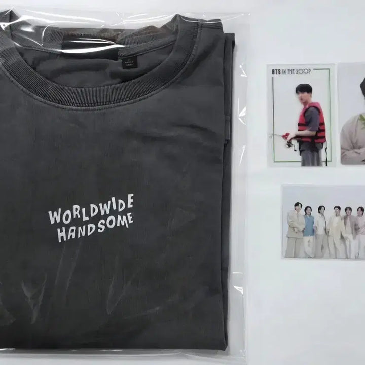 [BUNJANG] BTS Jin 2025 RUN EP Tour T-Shirt Dark Gray XL / (3일간세일)BTS 진 런석진 2025 RUN EP 투어 반팔 티셔츠