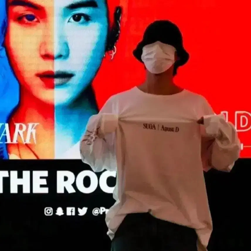 [BUNJANG] BTS Suga Agust D Tour D-Day Long Sleeve T-Shirt White XL / (3일간세일)BTS 슈가 Agust D 투어 롱슬리브 티셔츠