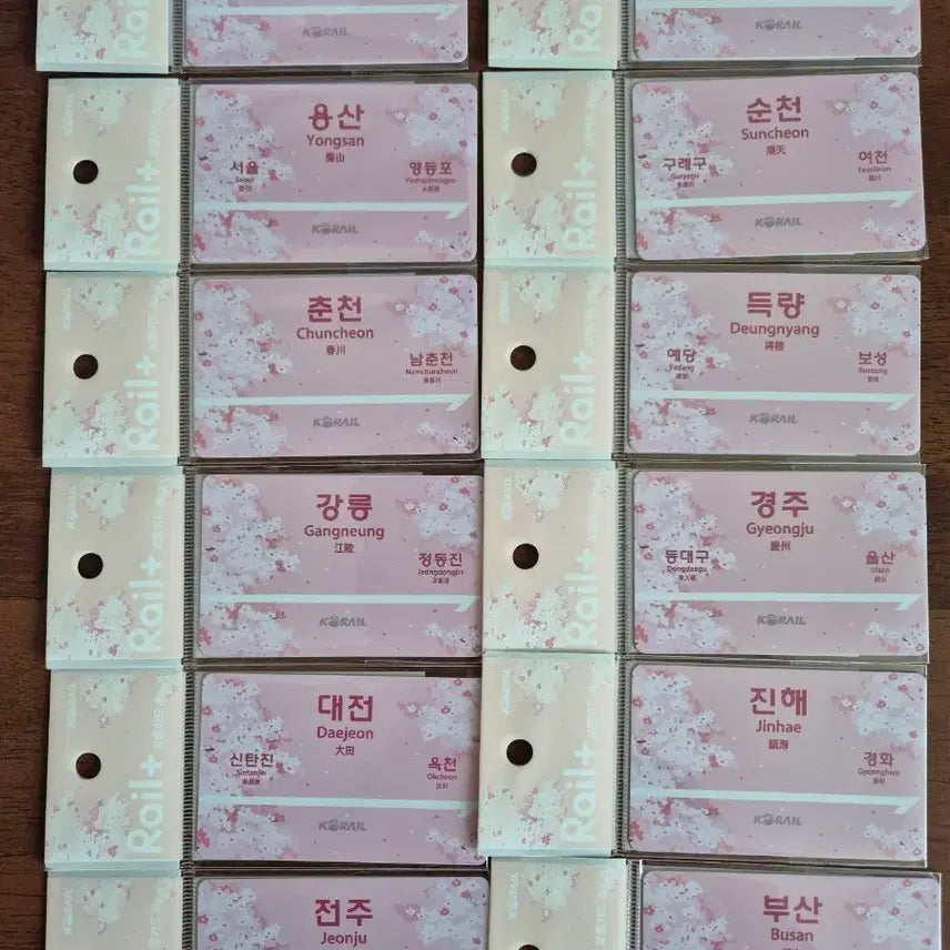 [BUNJANG] Cherry Blossom Transportation Cards Bundle Set / 벚꽃 교통카드 일괄 판매