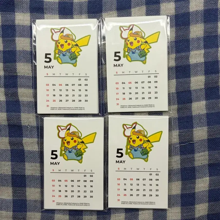 [BUNJANG] A.H.C. Pokemon Mini Calendar (Sealed) / Ahc 포켓몬 포켓몬스터 미니 달력 미개봉