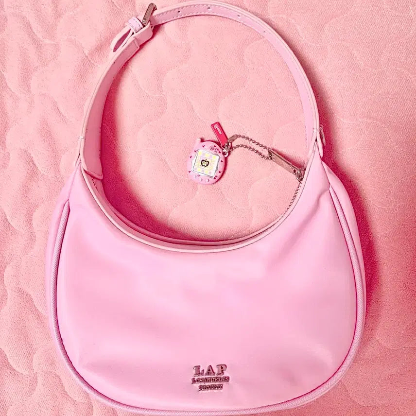 [BUNJANG] Amanda Mini Hobo Bag Shoulder Bag Pink / lap랩아만다미니호보백숄더백핑크프라다저렴이가방토트백딸기우유
