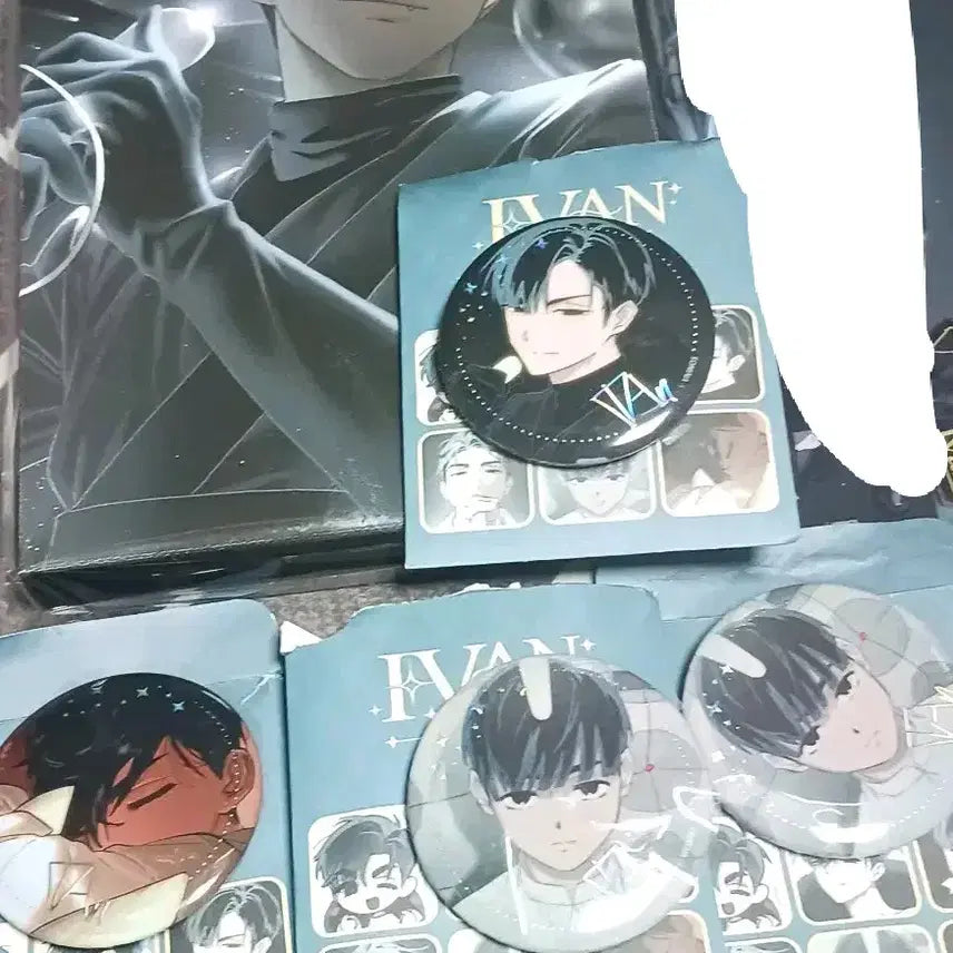 [BUNJANG] A STE Alien Stage Evan Fan Meeting MD Acrylic Frame, Can Badge Bundle Set / 에이스테 에일리언 스테이지 이반 팬미팅 MD 아크릴 액자 캔뱃지 일괄