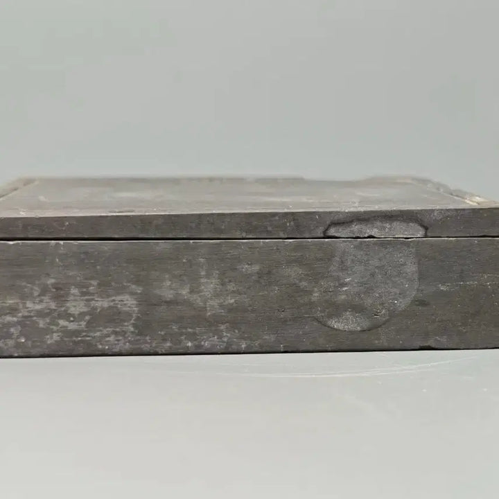 [BUNJANG] Korean Republic Era Inkstone (Jinpum) / 민국시대 흡주석 실용형 사방연 벼루(진품)