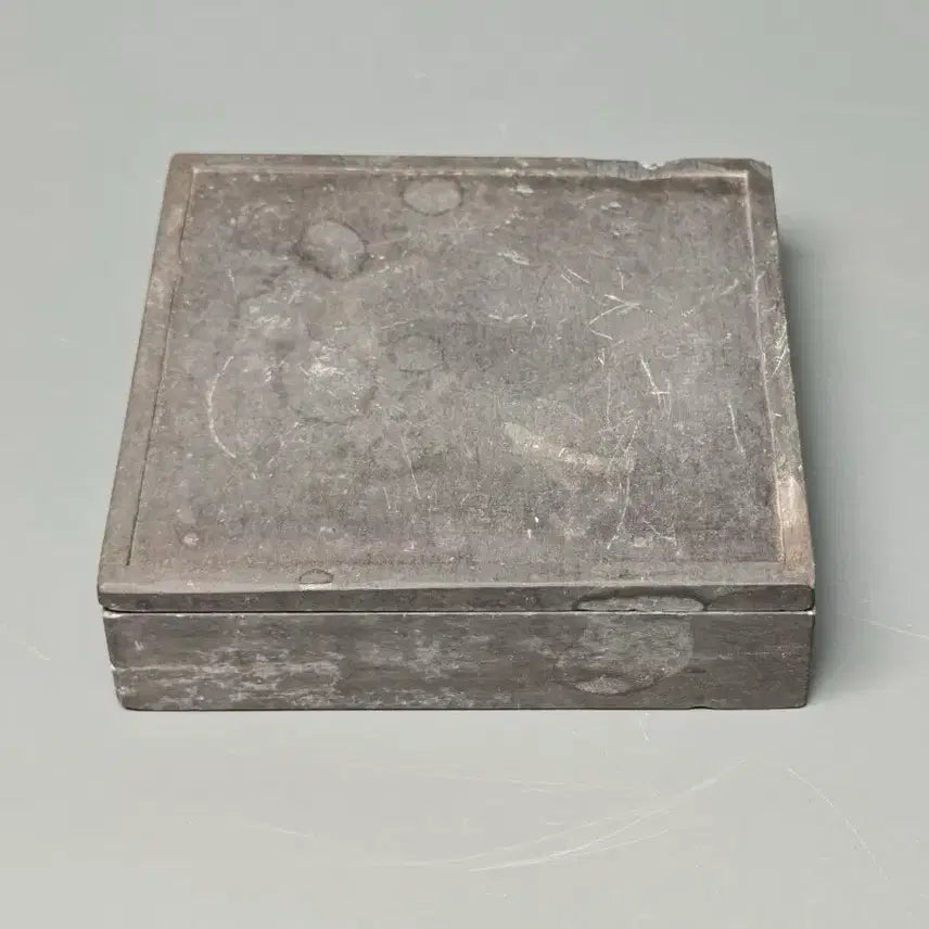 [BUNJANG] Korean Republic Era Inkstone (Jinpum) / 민국시대 흡주석 실용형 사방연 벼루(진품)