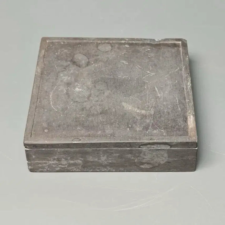 [BUNJANG] Korean Republic Era Inkstone (Jinpum) / 민국시대 흡주석 실용형 사방연 벼루(진품)
