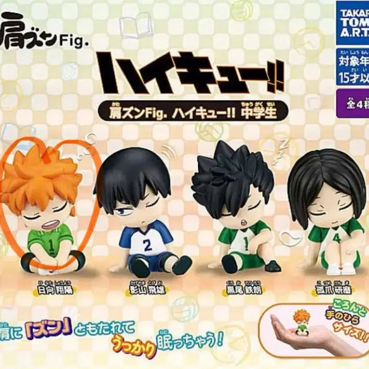 [BUNJANG] Haikyuu!! Hinata Shoyo Middle School Version Bundle Set / 하이큐 히나타 2종 일괄  중학교 어깨쿵 ,돌아봐주세요
