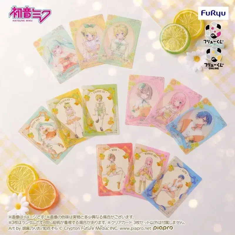 [BUNJANG] FURYU Hatsune Miku Citrus Miku Prize G Clear Card / [후류쿠지]하츠네 미쿠 시트러스 미쿠 G상