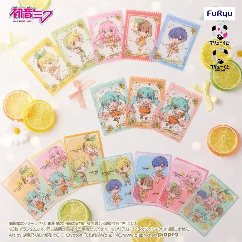 [BUNJANG] FURYU Hatsune Miku Citrus Miku Prize G Clear Card / [후류쿠지]하츠네 미쿠 시트러스 미쿠 G상