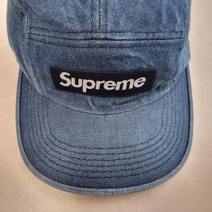 [BUNJANG] Supreme Denim Box Logo Camp Cap / 슈프림캠프캡 박스로고 데님 모자
