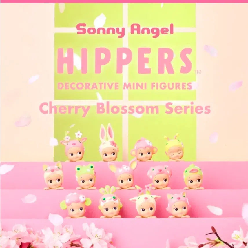 [BUNJANG] Sonny Angel Hippers Cherry Blossom Series Box Set (12 figures, unopened bags) / 소니엔젤 히퍼 체리블라썸 1box 12개 정박 (봉지미개봉)