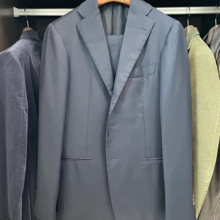 [BUNJANG] Ring Jacket Meister Dark Navy Suit Loro Piana Four Seasons 130s Wool (Size 44) / 링자켓 마이스터 다크네이비 수트(로로피아나 포시즌 130수 /44)