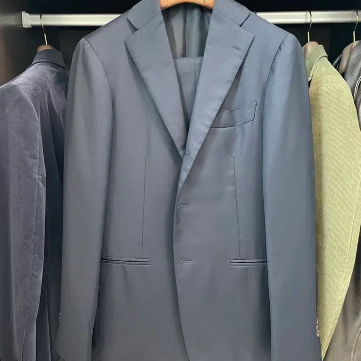 [BUNJANG] Ring Jacket Meister Dark Navy Suit Loro Piana Four Seasons 130s Wool (Size 44) / 링자켓 마이스터 다크네이비 수트(로로피아나 포시즌 130수 /44)