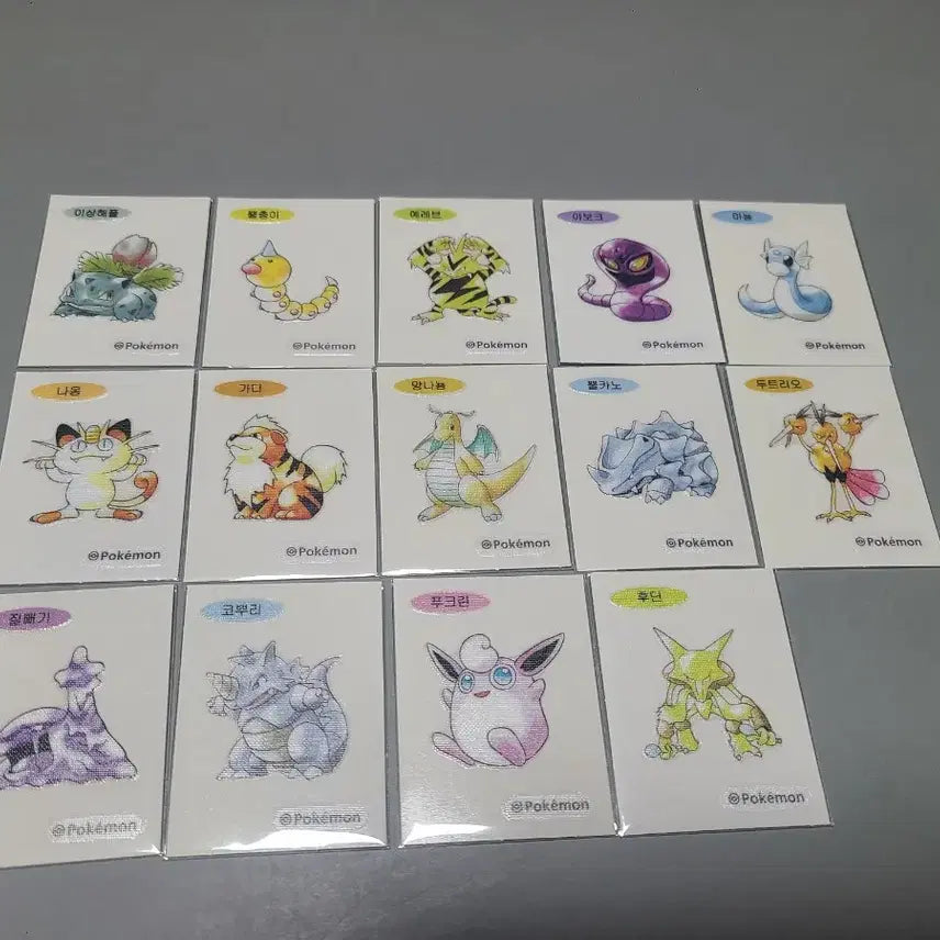 [BUNJANG] Pokemon 30th Anniversary Artwork Ttibu Seal Bundle / 포켓몬 30주년 아트워크 띠부씰 팝니다.