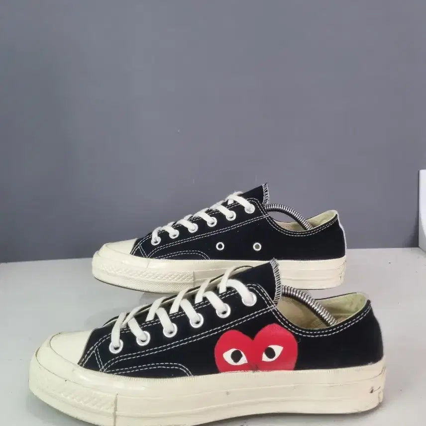 [BUNJANG] Comme des Garçons Converse Chuck Taylor Low / 효자빈티지 255 꼼데가르송 컨버스 척테일러 로우