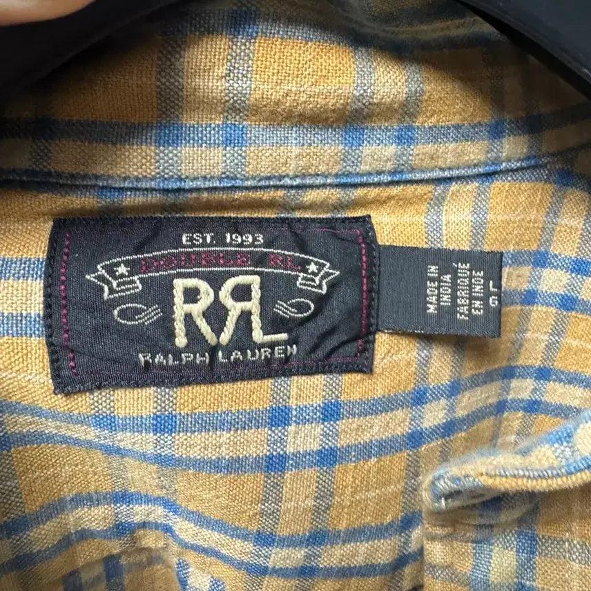[BUNJANG] RRL Checkered Shirt L / 더블알엘 rrl 체크셔츠 L