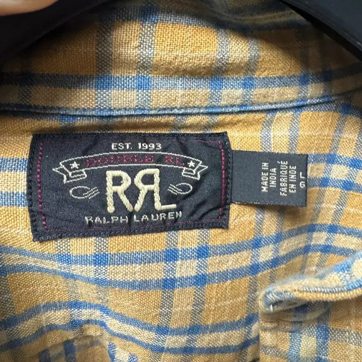 [BUNJANG] RRL Checkered Shirt L / 더블알엘 rrl 체크셔츠 L