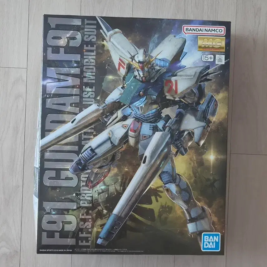 [BUNJANG] Bandai MG F91 Gundam Plastic Model Kit / 반다이 MG F91 건담 프라모델