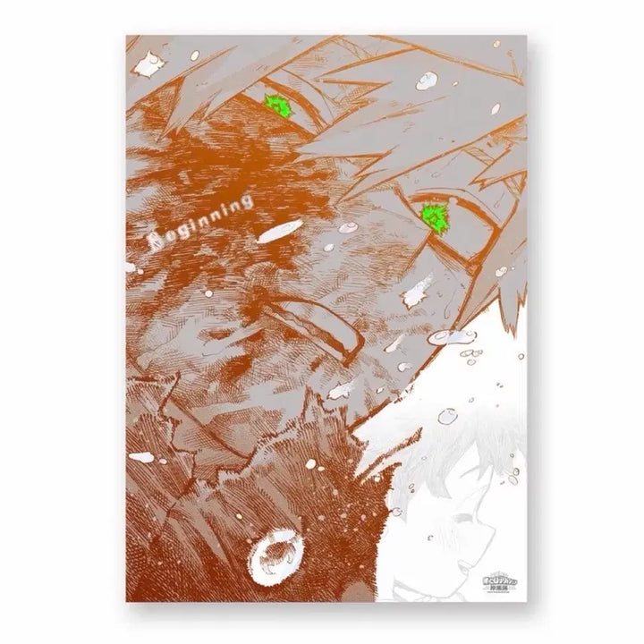 [SOLD OUT] 미개봉/택포) 히로아카 원화전 더 비기닝 포스터 미도리야 바쿠고 양도