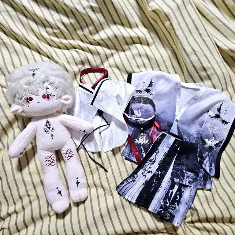 [BUNJANG] Long Body Cotton Doll and Outfit Set / 솜인형 롱바디