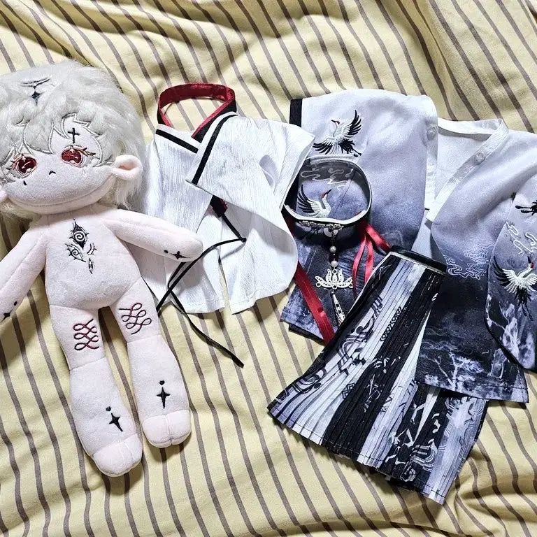 [BUNJANG] Long Body Cotton Doll and Outfit Set / 솜인형 롱바디