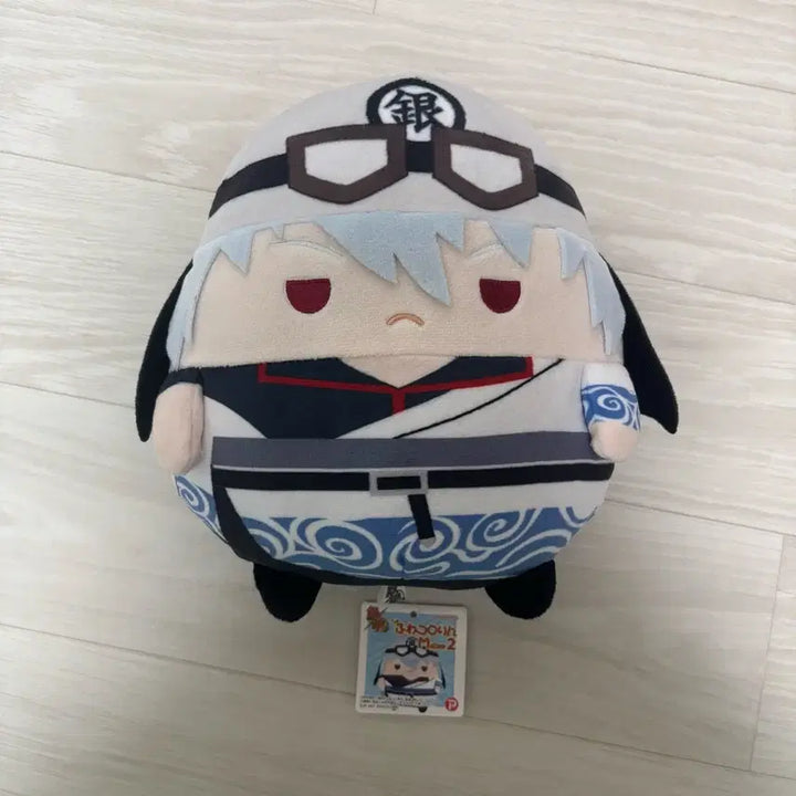 [BUNJANG] Gintama Gintoki Fuwa Kororin Helmet Plush M Size / 은혼 긴토키 후와코로링 헬멧 인형 M사이즈
