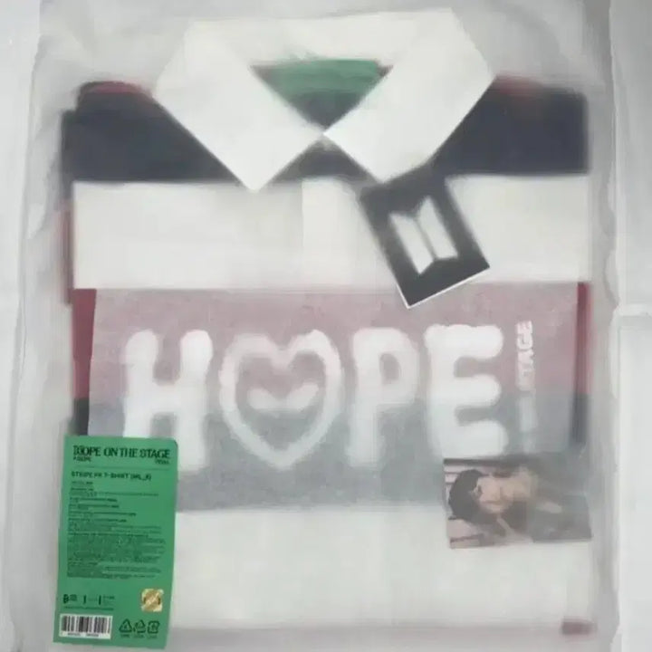 [BUNJANG] BTS J-Hope Stripe T-Shirt (Size S) / (3일간세일)BTS 제이홉 홉온스 스트라이프 티셔츠
