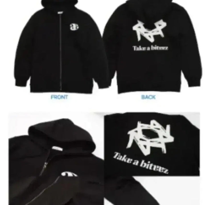 [BUNJANG] ATEEZ Wonderwall Edition Hooded Zip-Up Black FREE / ATEEZ 에이티즈 원더월 에디션 후드 집업