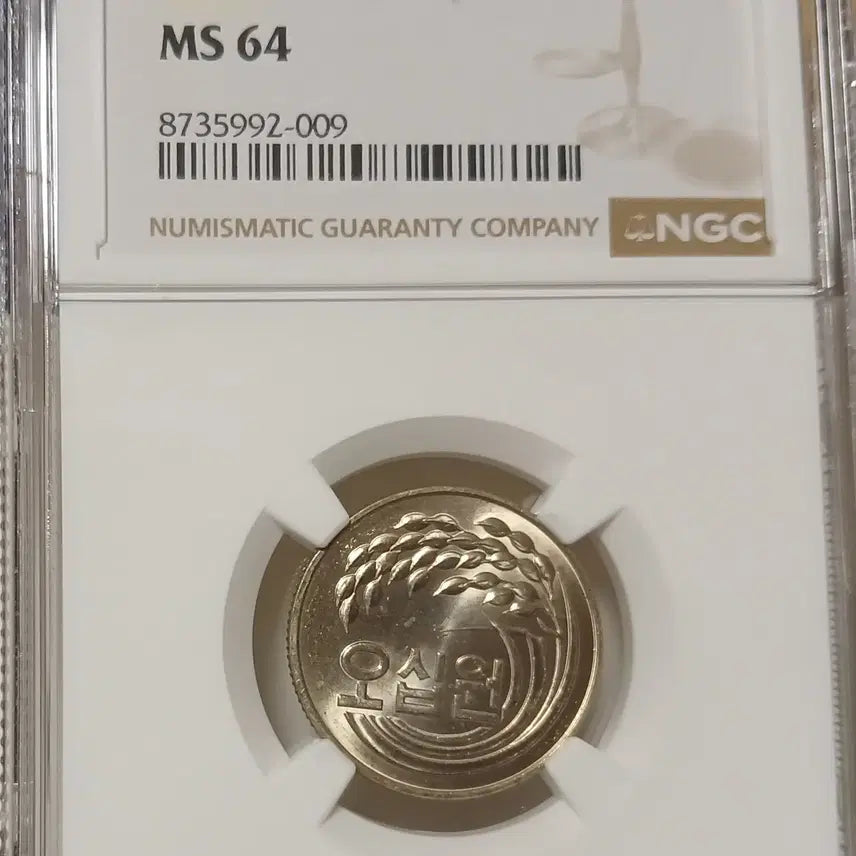 [BUNJANG] 1980 50 Won Coin (Graded 64) / 1980년 50원 64등급