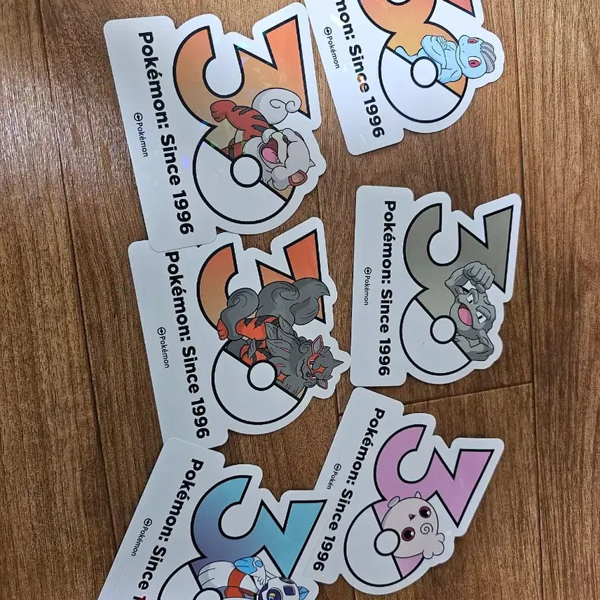 [BUNJANG] Pokemon 30th Anniversary Logo Sticker Bundle / 포켓몬 30주년 로고 스티커 일괄판매