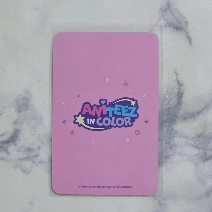 [BUNJANG] Ateez Yeosang Anitiez 3D Sticker Photocard / 에이티즈 여상 애니티즈 입체 스티커 포카 헷몽이