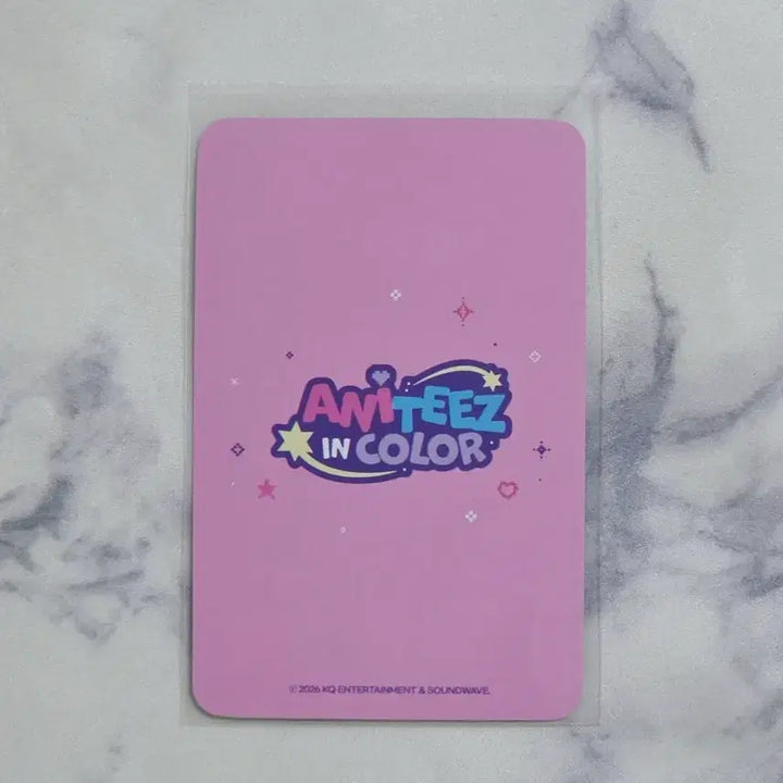[BUNJANG] Ateez Yeosang Anitiez 3D Sticker Photocard / 에이티즈 여상 애니티즈 입체 스티커 포카 헷몽이