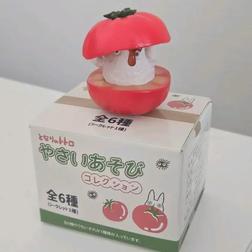 [BUNJANG] Studio Ghibli My Neighbor Totoro Tomato Figure (Random) / 지브리 야채와 소토토로 랜덤 피규어 토마토 이웃집 토토로 양도