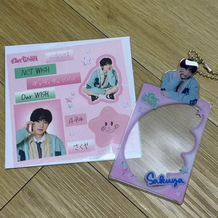 [BUNJANG] NCT WISH Sakuya I-Touch Photocard Holder + Sticker (Our Wish) / 엔시티위시 사쿠야 일투 포카홀더 + 스티커 (아워위시)